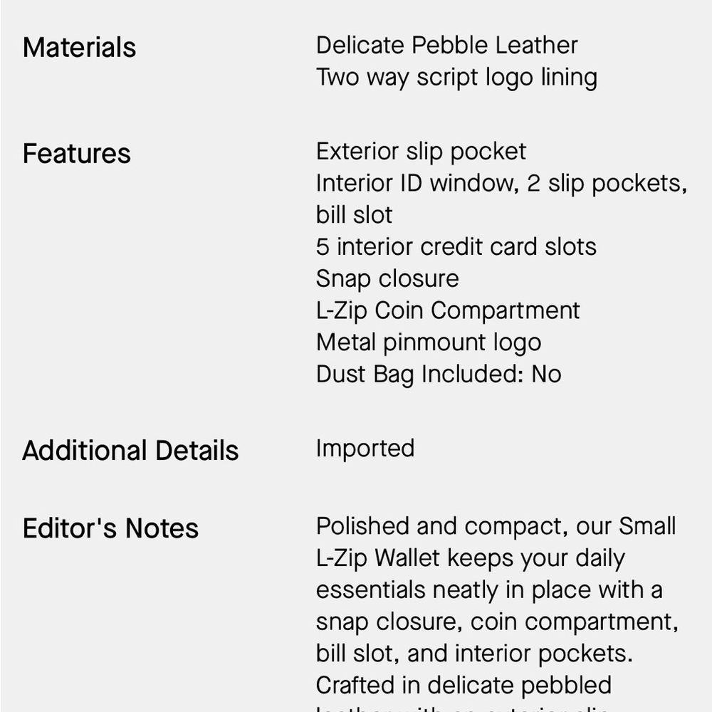 Kate Spade Gray and Yellow L-Zip Wallet - Picture 5 of 8